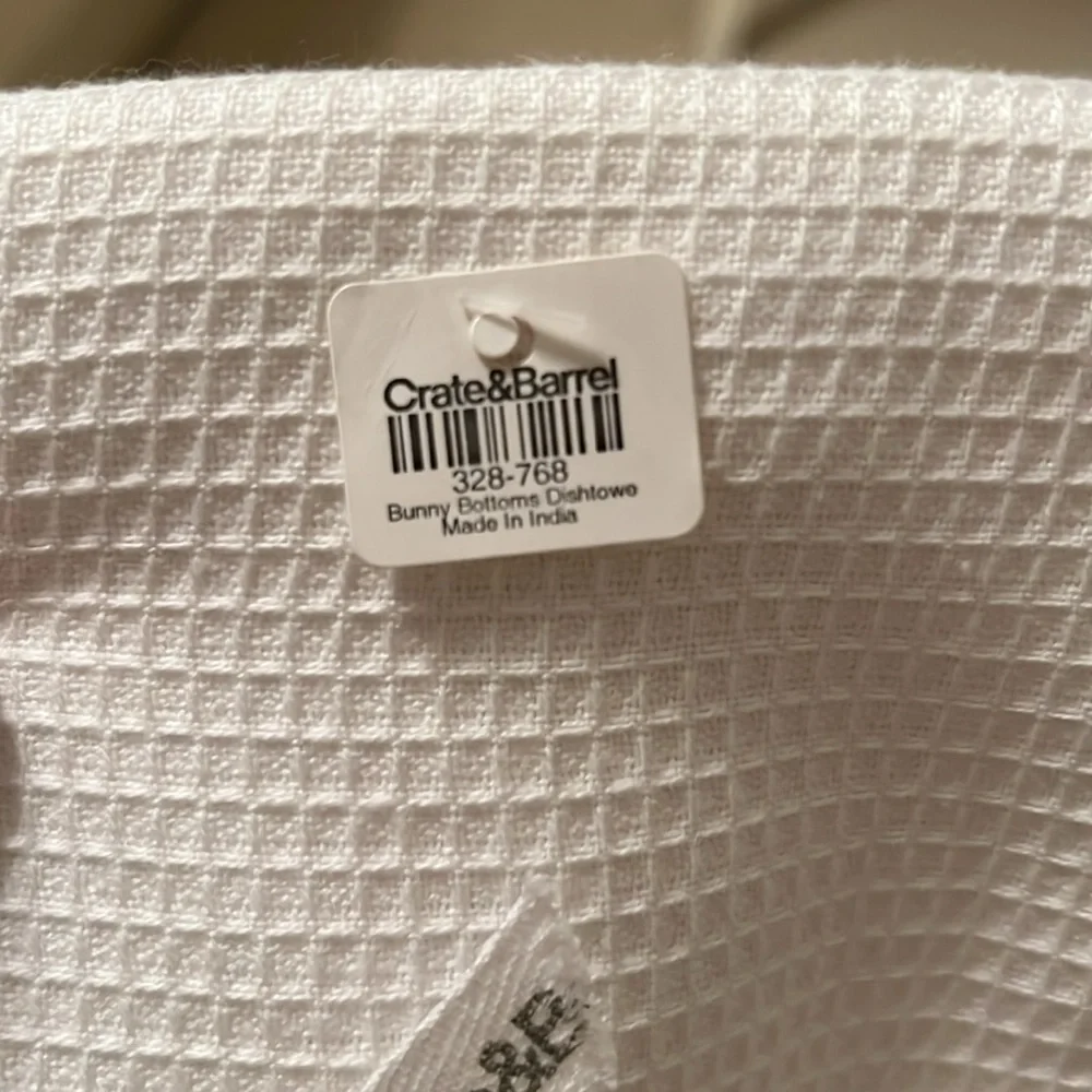 Crate&Barrel Bunny Bottoms Dish towels - 1 set left